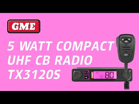 GME TX3120S Super Compact UHF CB Radio with Speaker Mic - Image 5