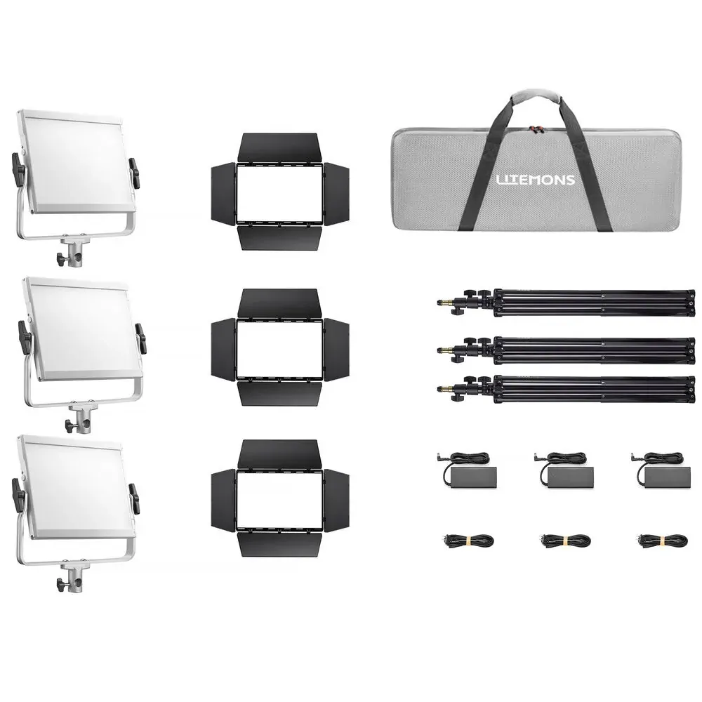 Godox Litemons LP600Bi Bi-Color LED Light Panel (3-Light Kit) - Image 5