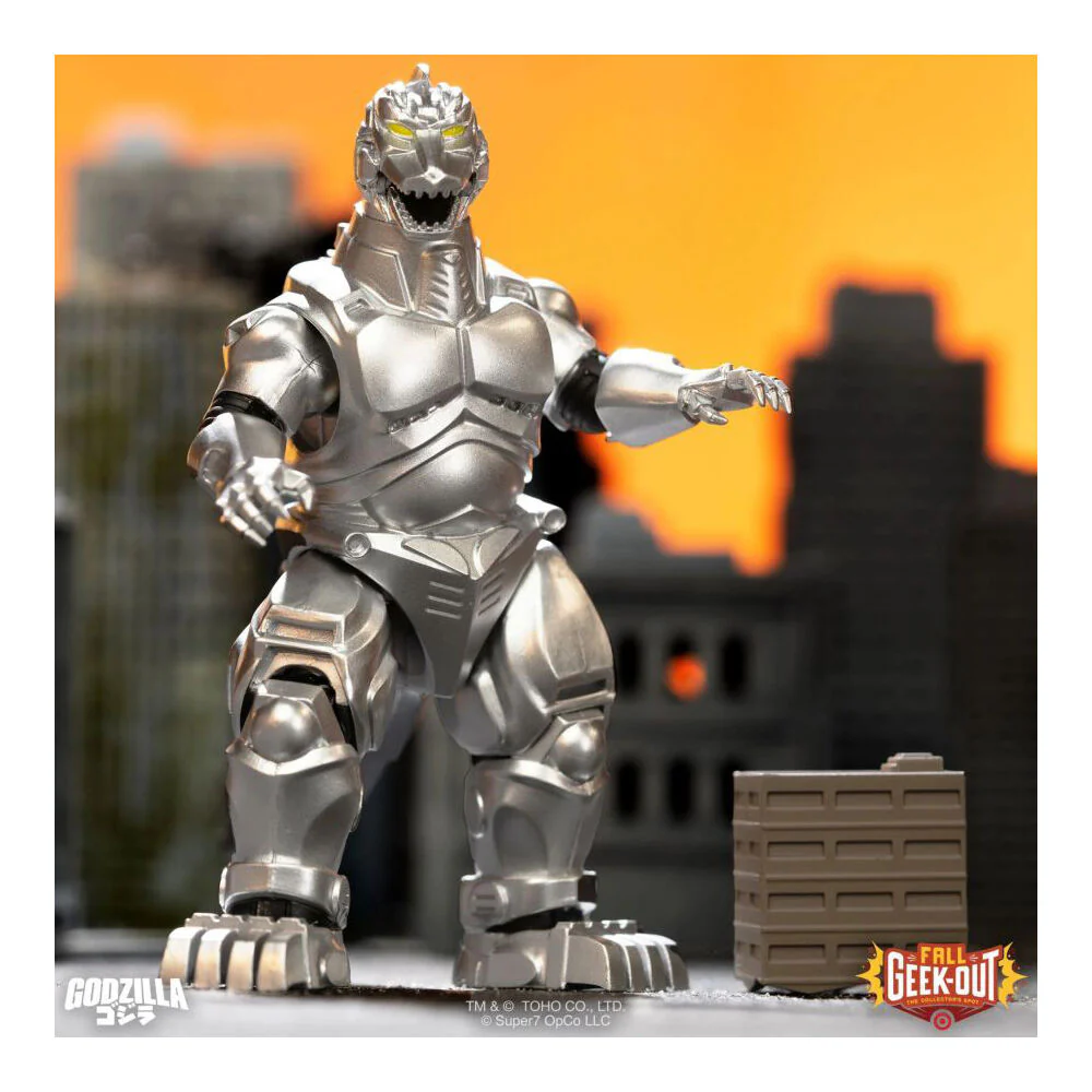Godzilla Mechagodzilla 11 1993 Super Kaiju Action Figure Display 5.5" - Image 2