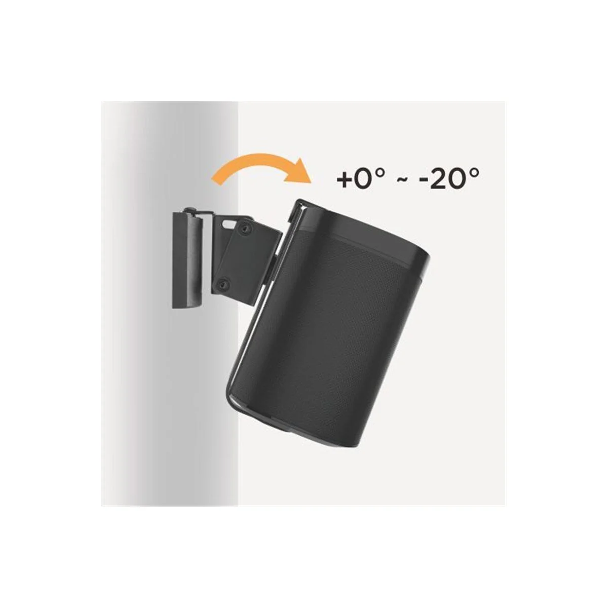 Goobay 2-Pieces Speaker Wall Mount Sonos One (White) - Image 2