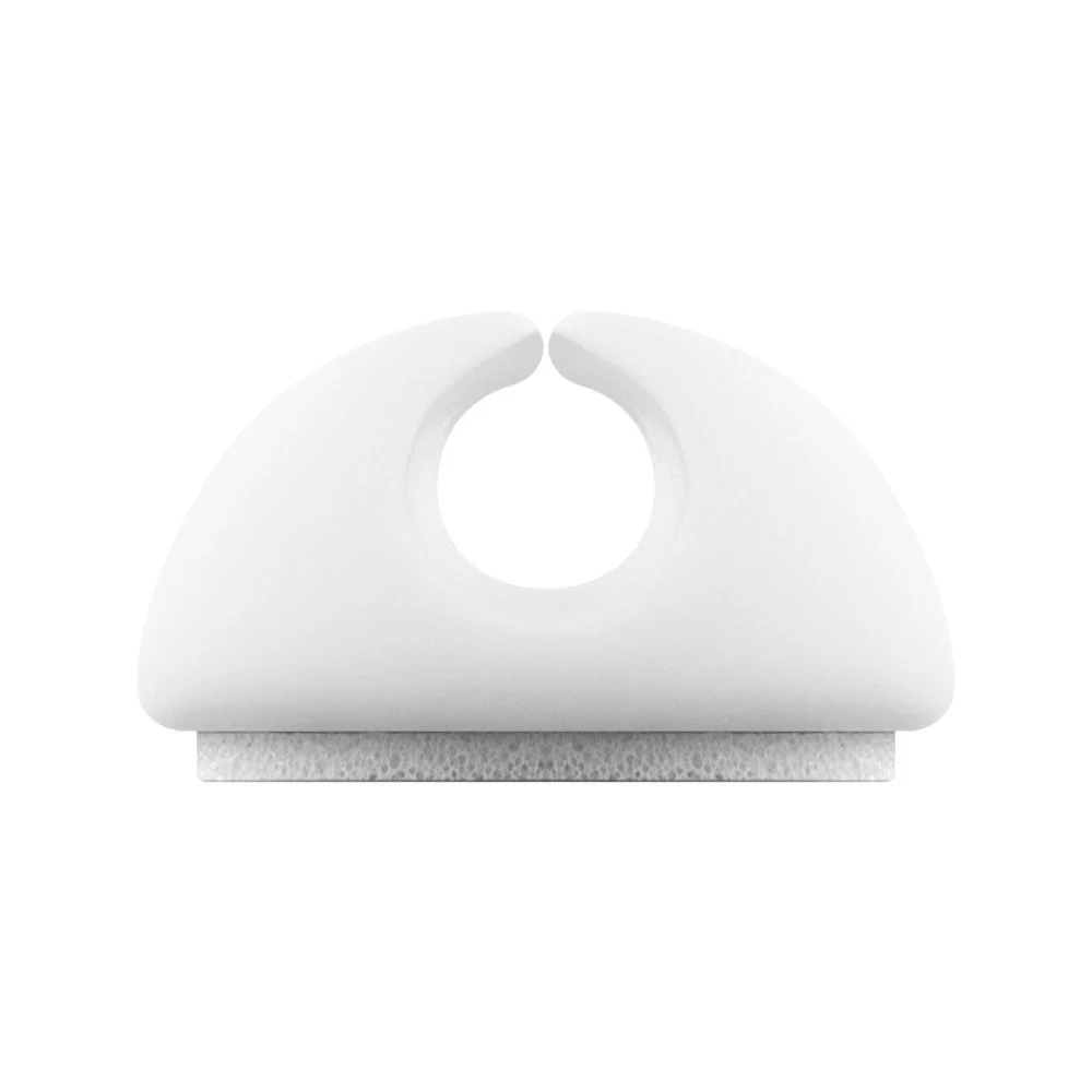 Goobay 5-Pieces 1-Slot 1.88cm Adhesive Cable Organiser (White) - Image 3