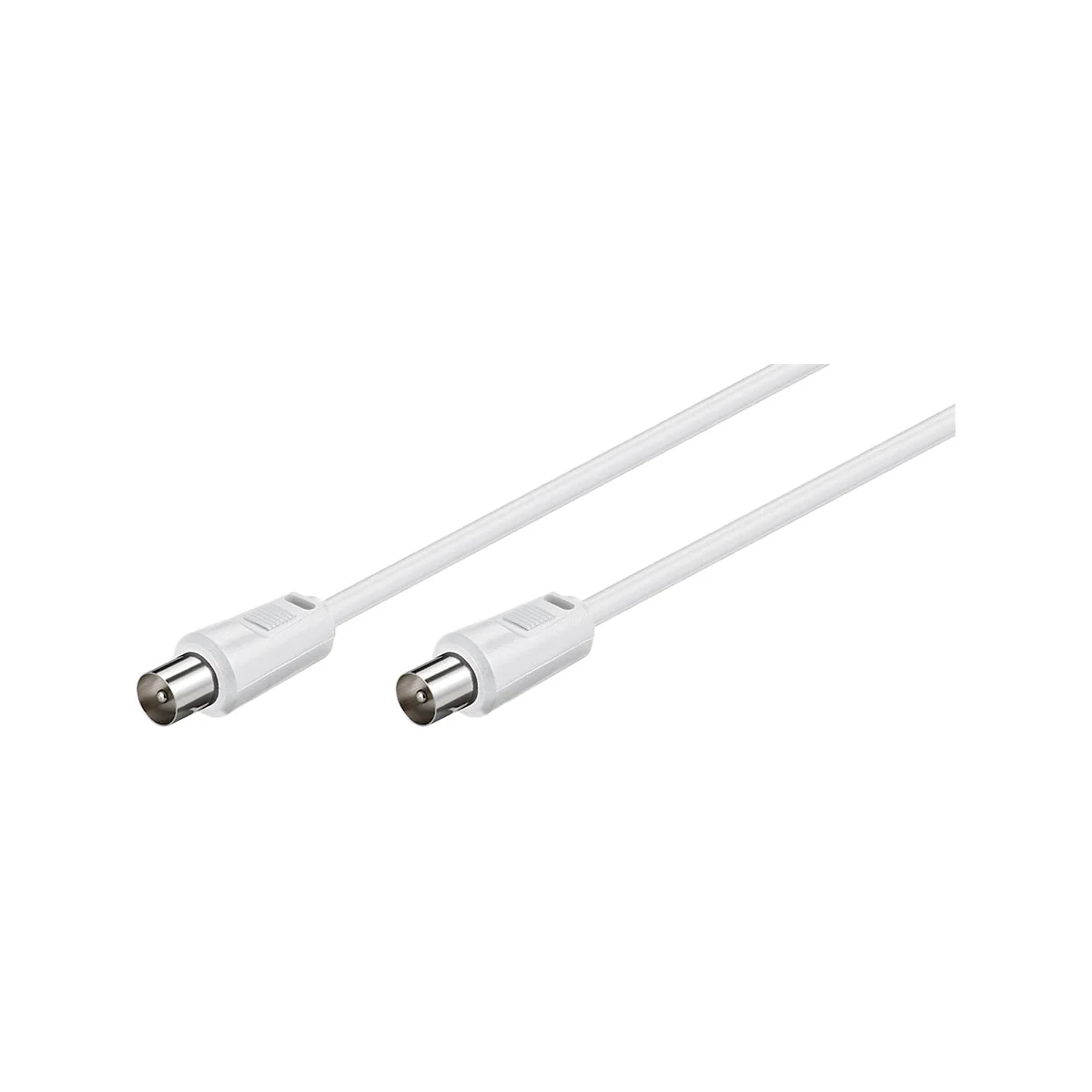 Goobay 5m Antenna Cable (<70 dB) (M/M) for TVs/Receivers/Radios - White - Image 6