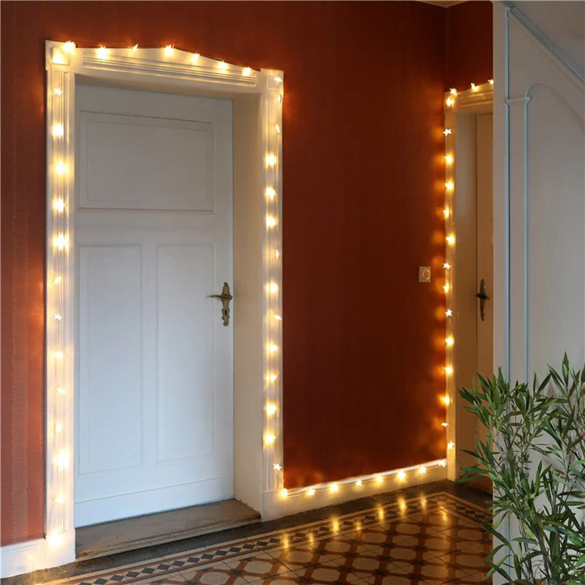 Goobay 80 LED Fairy Lights 12.15M - Stars (Yellow) - Image 5