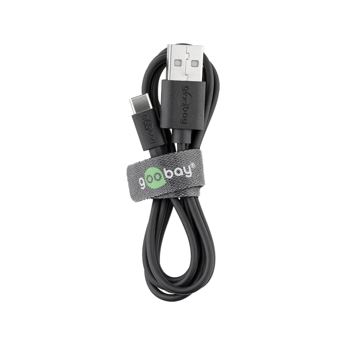 Goobay Charging and Sync Cable USB-A > USB-C™ 0.5M (Black) - Image 3