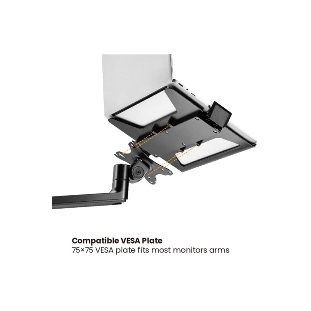 Goobay Monitor Mount Workstation Single Pole PRO (Black) - Image 8