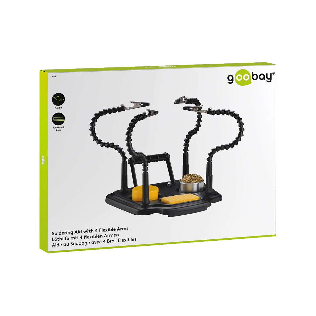 Goobay Soldering Aid with 4 Flexible Arms for Soldering (Black) - Image 7