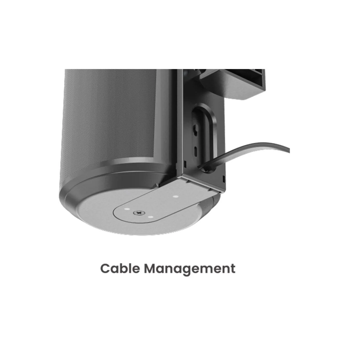 Goobay Speaker Wall Mount Modern Era 1 Flex, 2 pieces, compatible with the Sonos Era 100, swivelling and tilting speaker mount - BLACK - Image 3