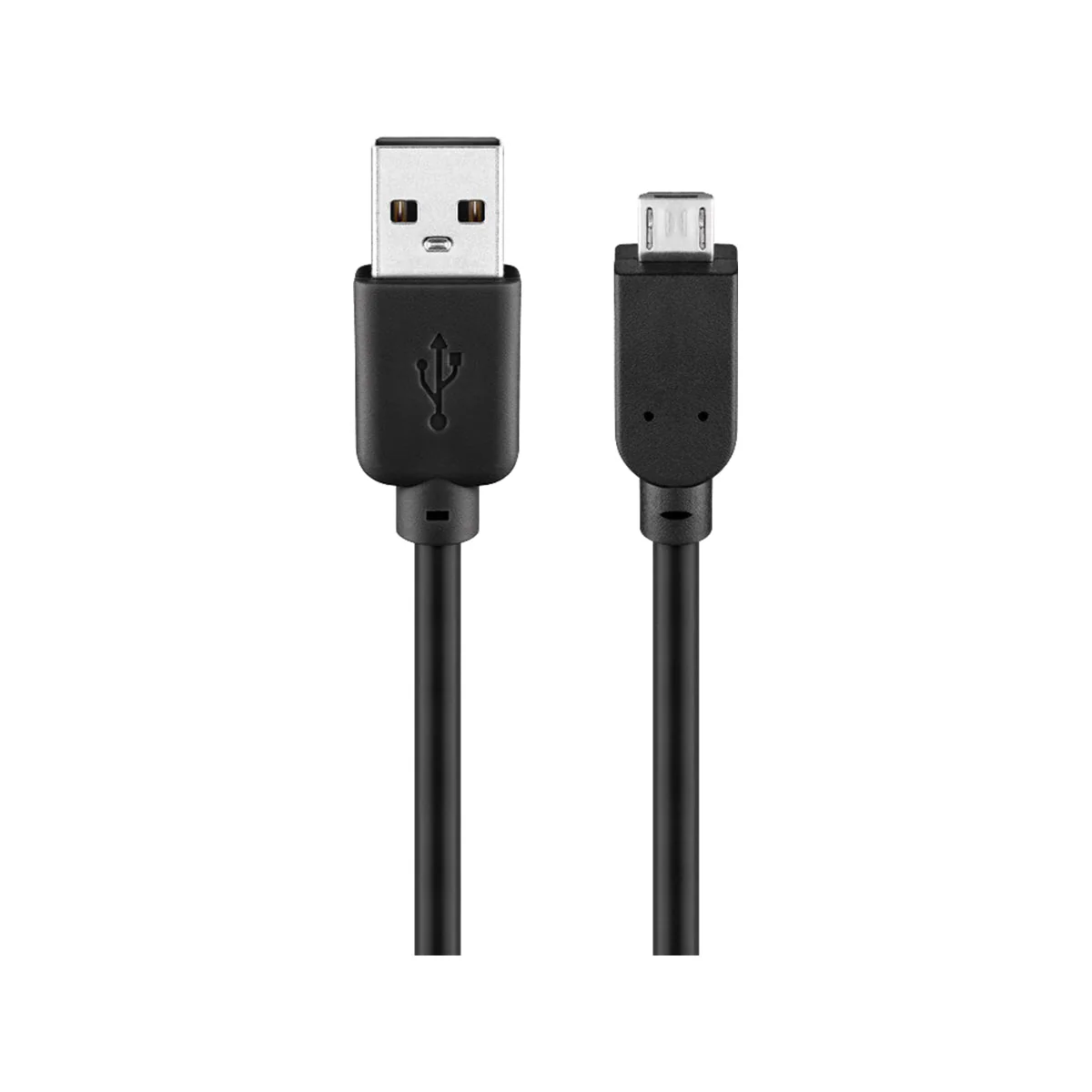 Goobay USB-A to Micro USB Charge & Sync Cable 0.15M for Mobile Phones (Black) - Image 3