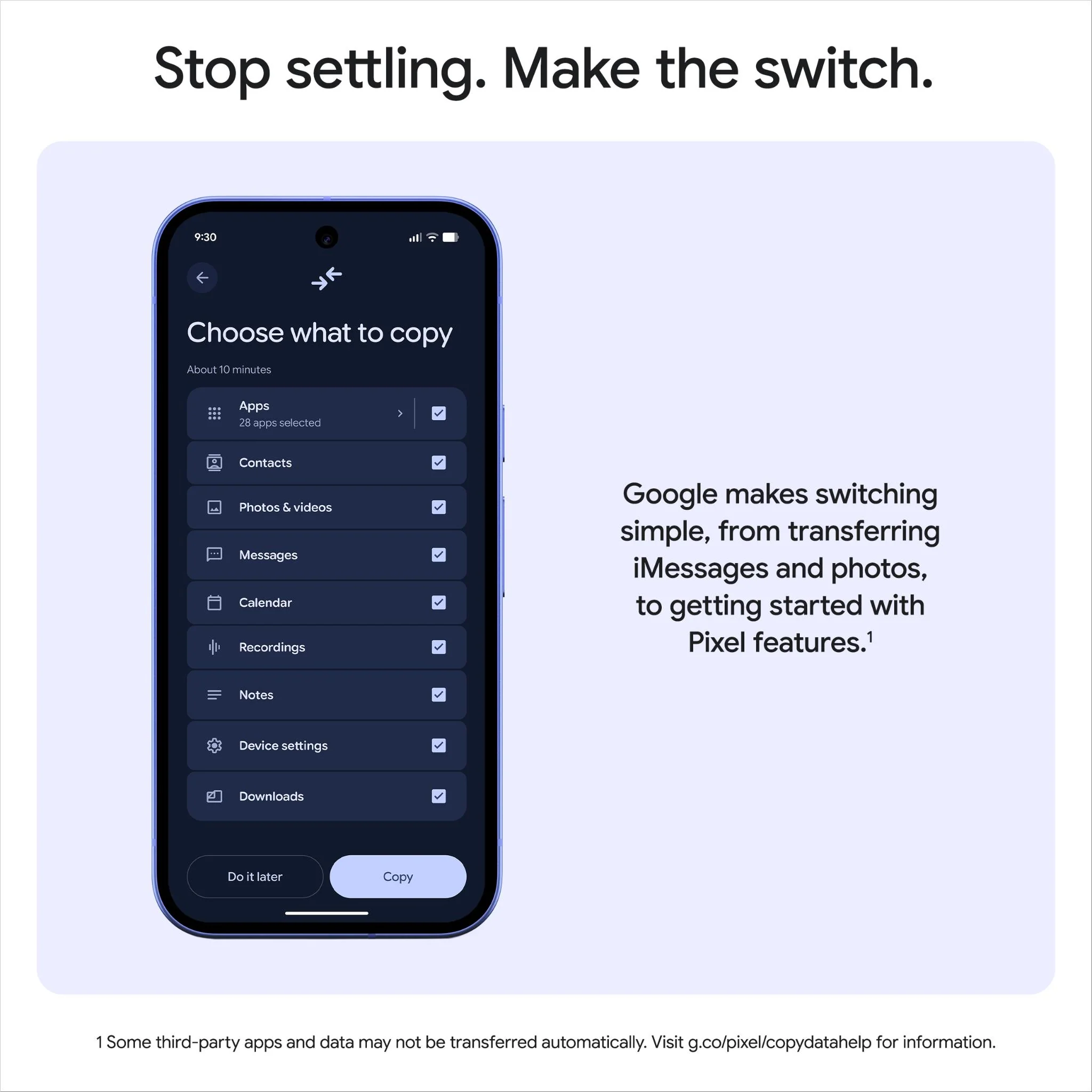 Google Pixel 10a 5G 128GB (Fog) - Image 7