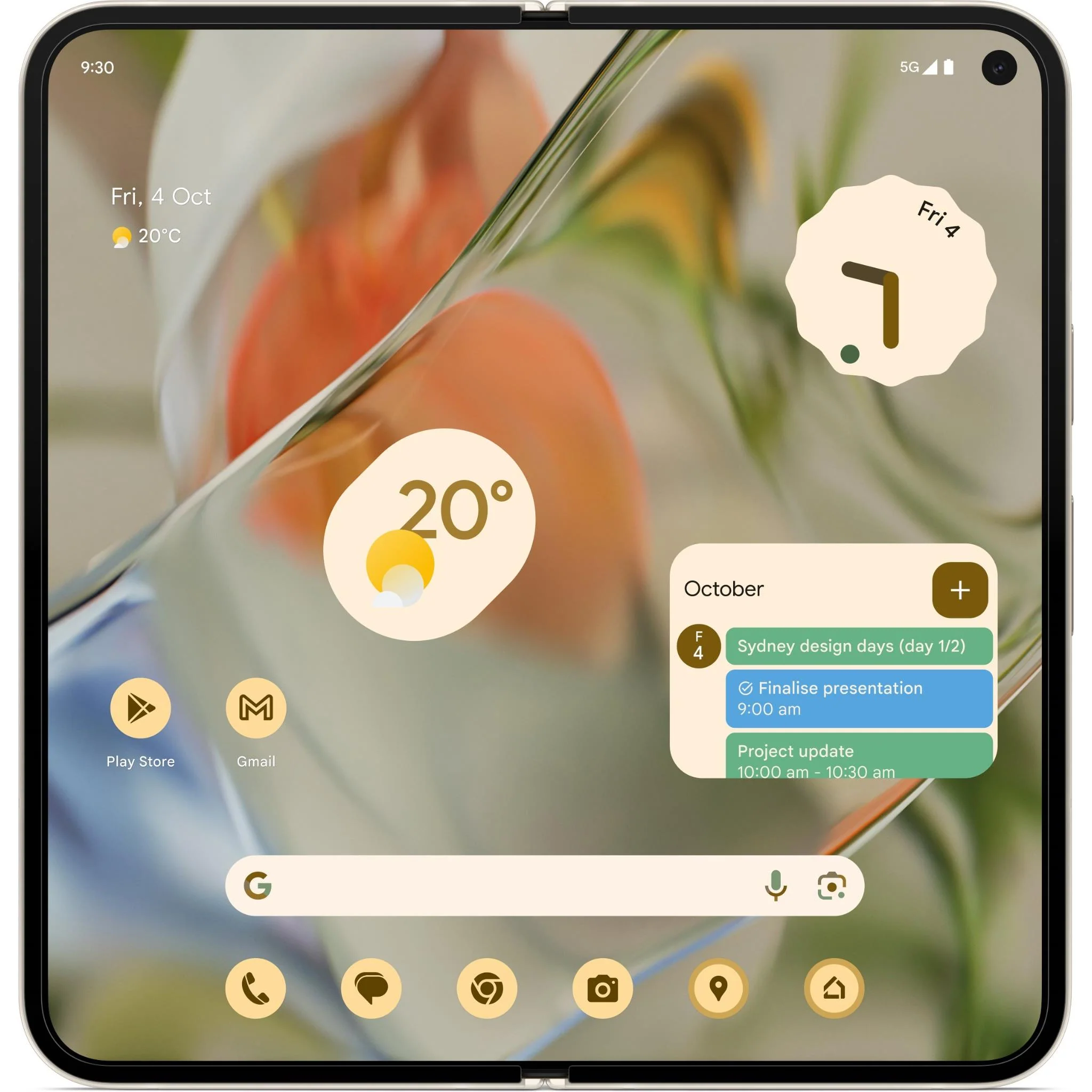 Google Pixel 9 Pro Fold 5G 512GB (Porcelain) - Image 3