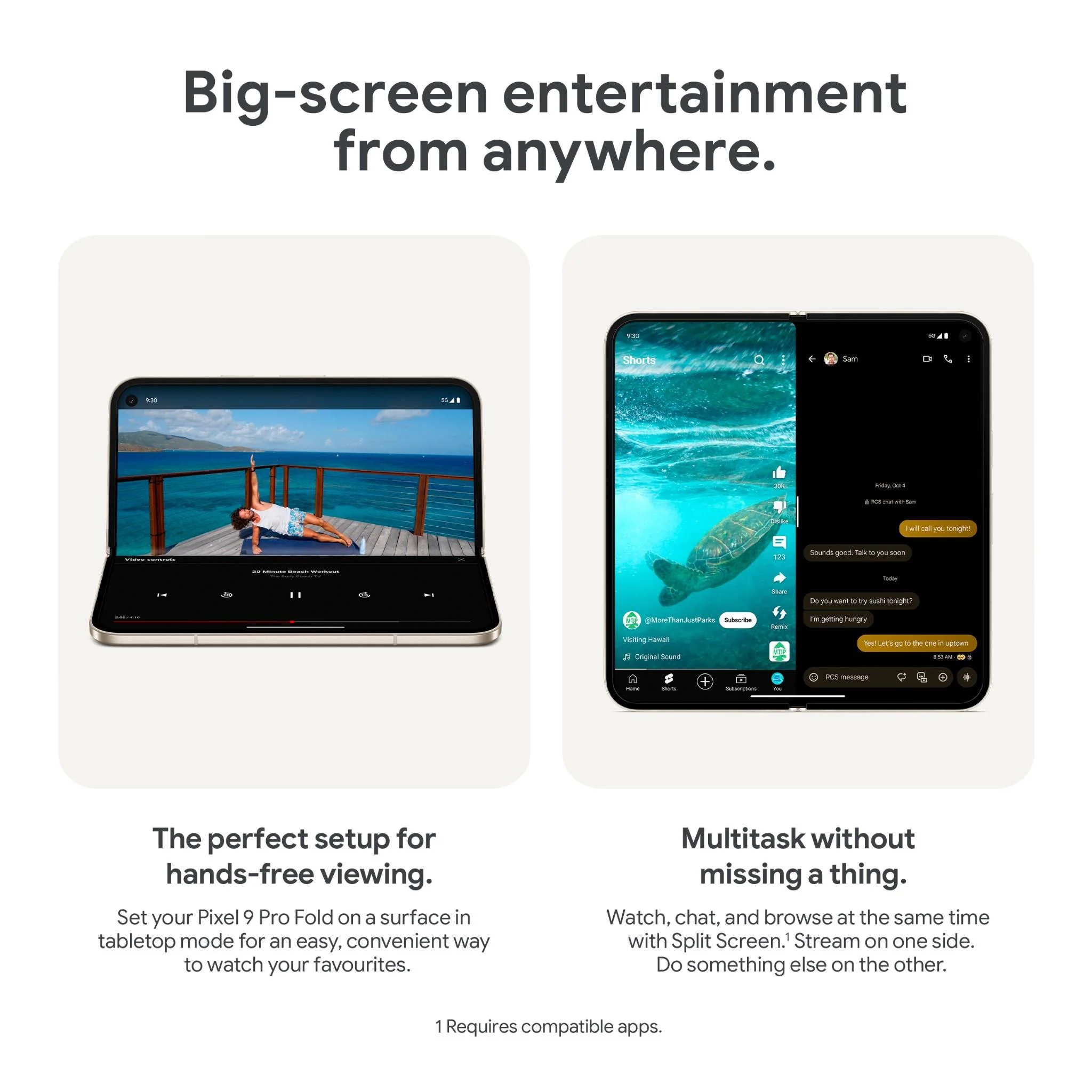 Google Pixel 9 Pro Fold 5G 512GB (Porcelain) - Image 8
