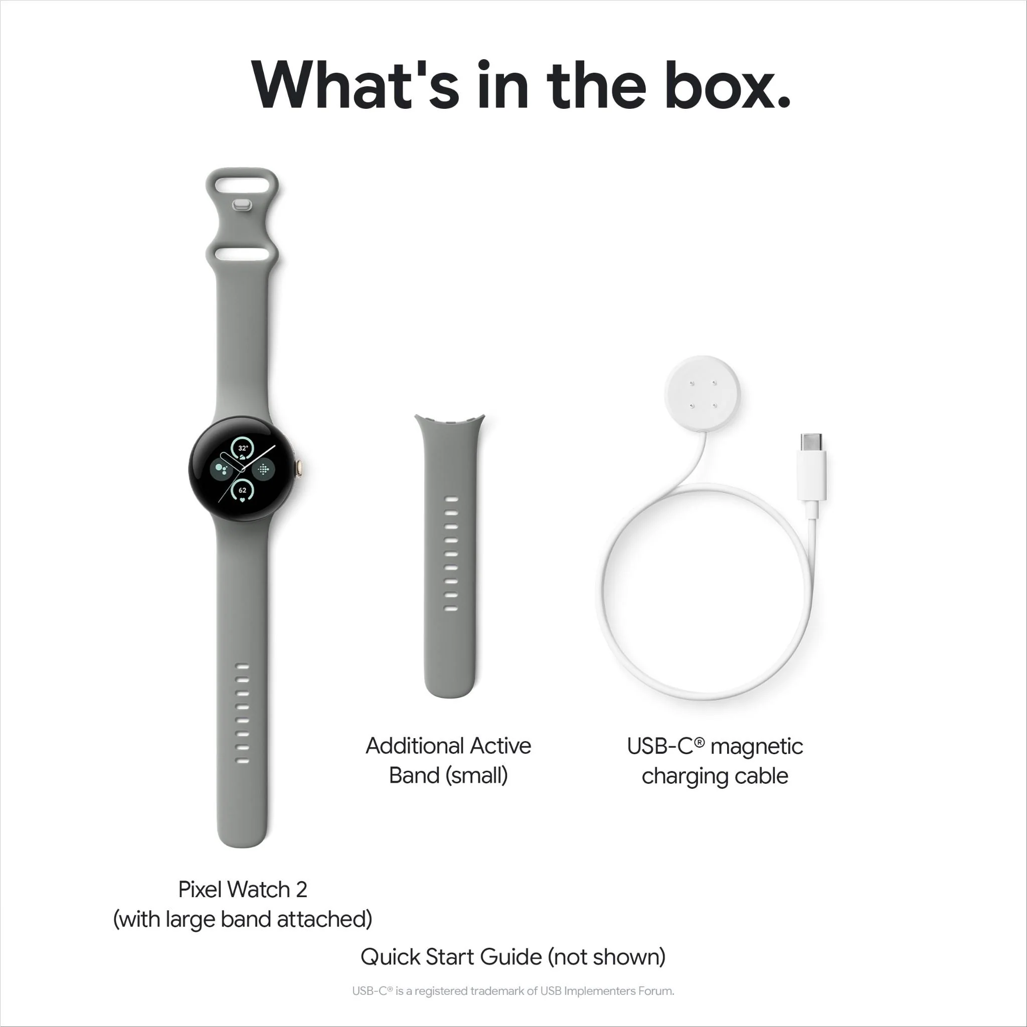 Google Pixel Watch 2 Wi-Fi (Champagne Gold with Hazel Active Band) - Image 12