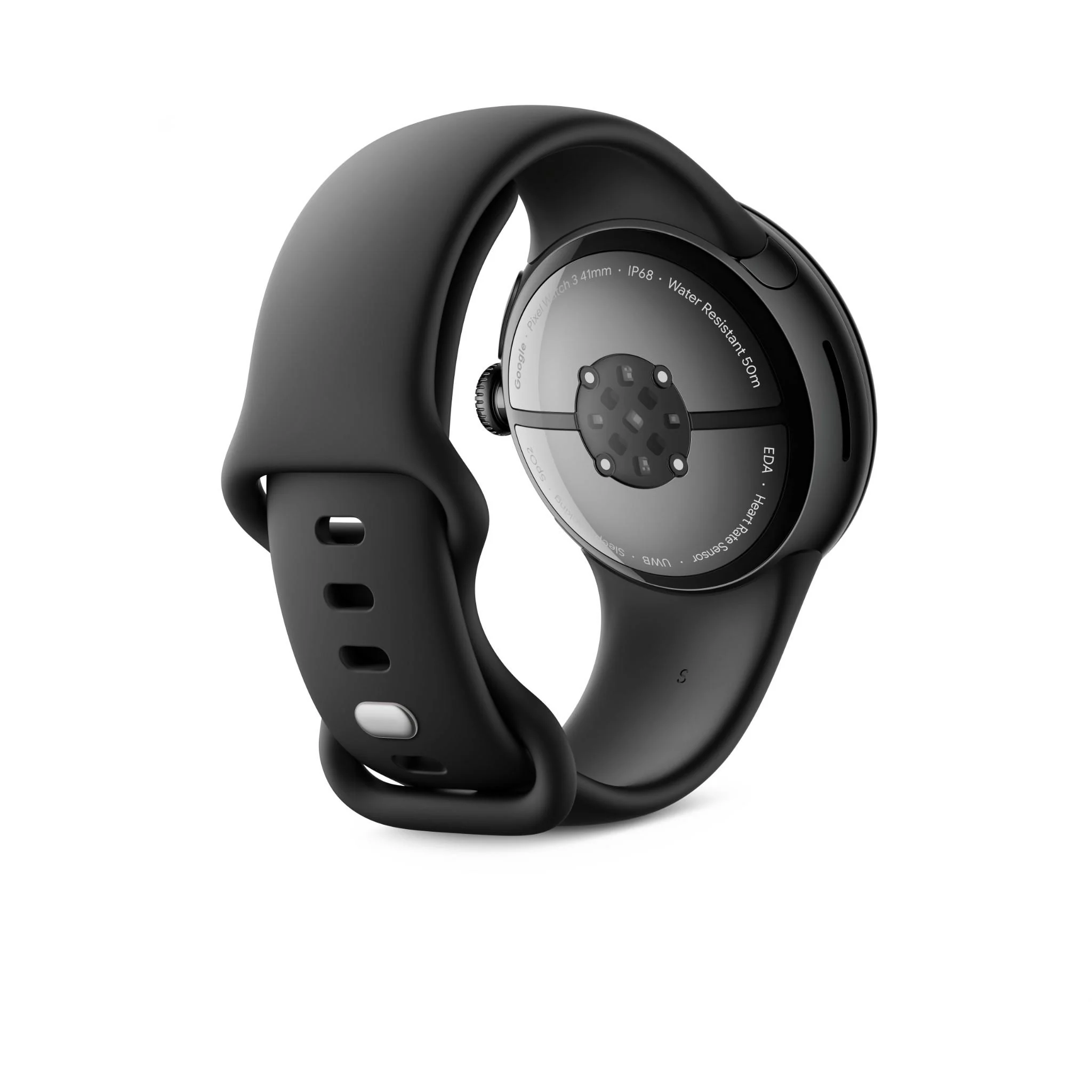 Google Pixel Watch 3 Wi-Fi 41mm ( Matte Black with Obsidian Active Band) - Image 4
