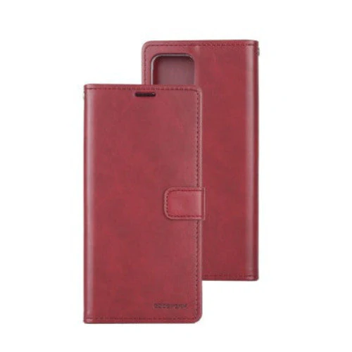 Goospery Bluemoon Diary case for iPhone 14 - Wine - Image 2