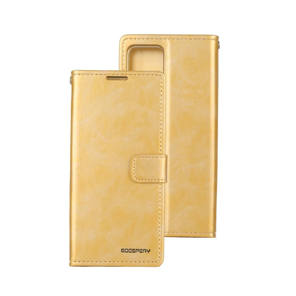 Goospery Bluemoon Diary for iPhone 15 Pro - Gold - Image 3