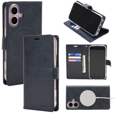 Goospery Bluemoon Diary for iPhone 16 Plus - Navy,  With Magsafe - Image 2