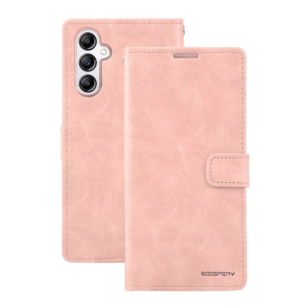 Goospery Bluemoon Diary for Samsung Galaxy A25 5G - Rose Gold - Image 2