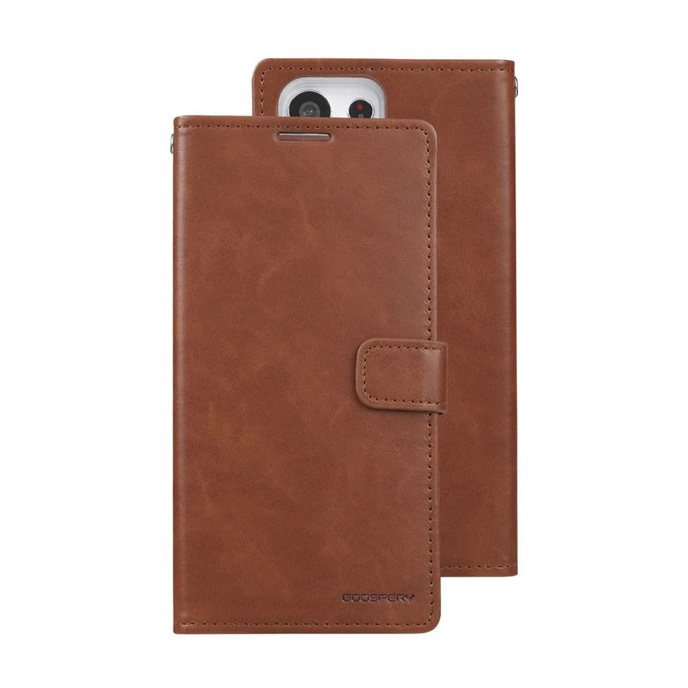 Goospery Bluemoon Diary for Samsung Galaxy S24 Ultra - Brown - Image 2