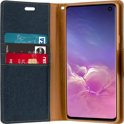 Goospery Canvas Diary For iPhone 12 mini - Orange - Image 6
