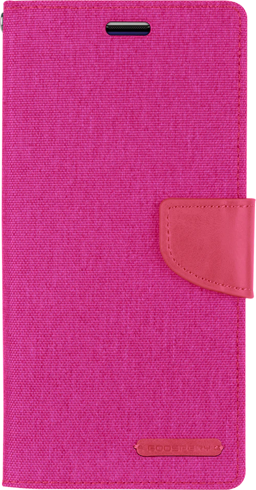 Goospery Canvas Diary For iPhone 13 Pro Max - Pink - Image 5