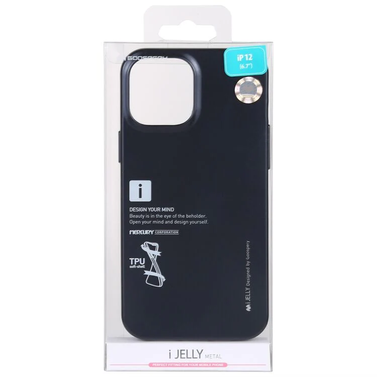 Goospery iJelly, iPhone 12 Mini-Black - Image 2