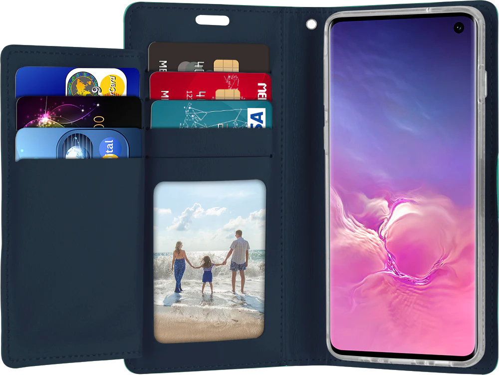 Goospery Rich Diary Case for Galaxy S21 Plus - mint - Image 6