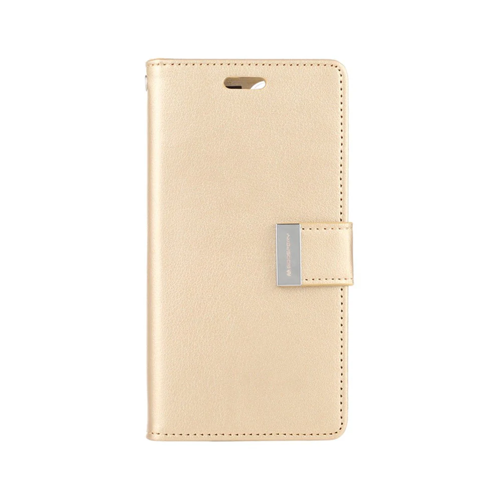 Goospery Rich Diary case for iPhone 15 Pro - Brown - Image 2