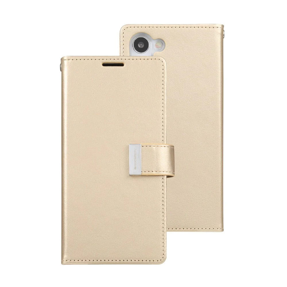 Goospery Rich Diary Case for Samsung Galaxy S23 Plus - Black - Image 3