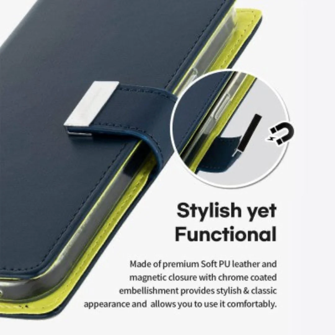 Goospery Rich Diary for iPhone 16 - Navy - Image 5