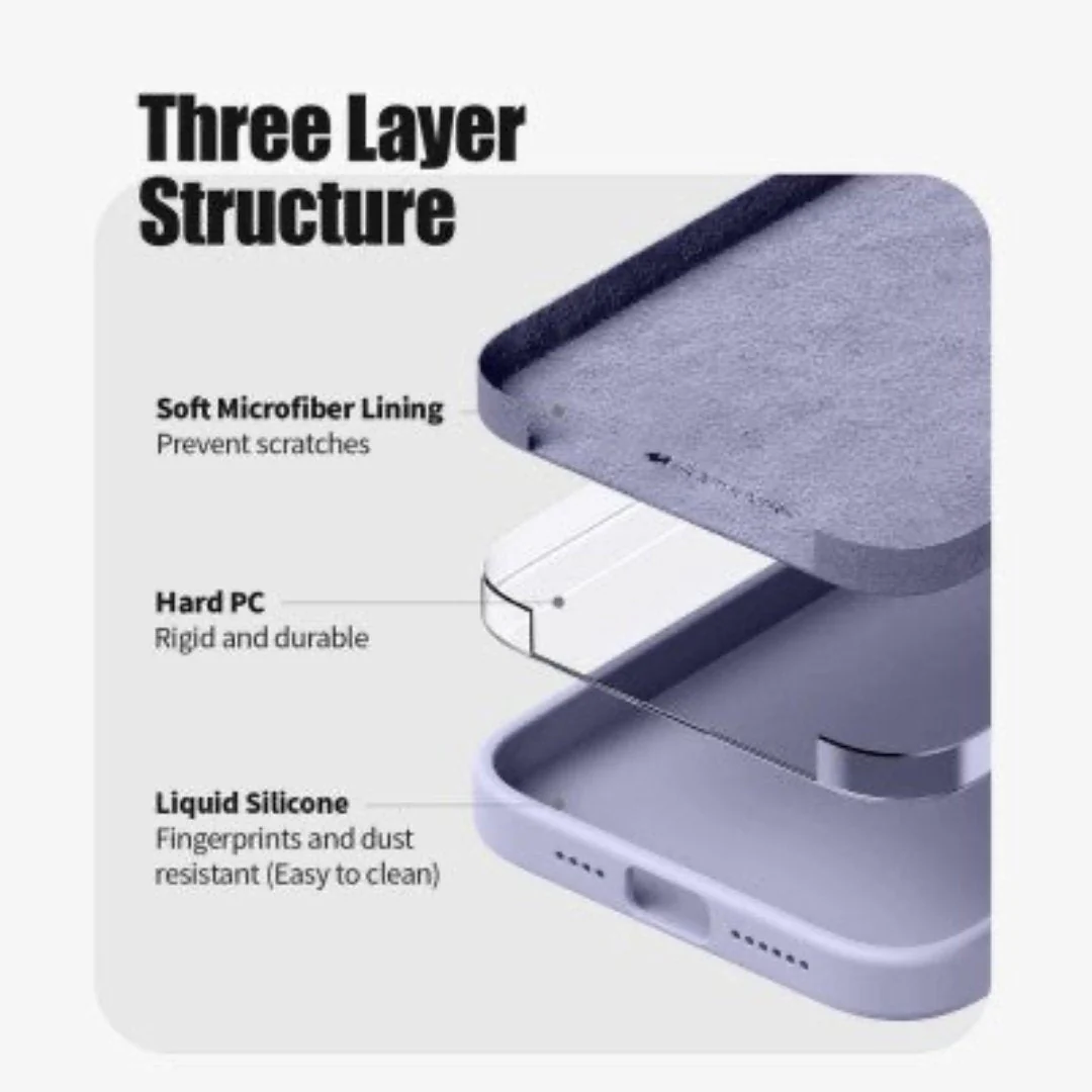 Goospery Silicon for iPhone 16 Pro - Red - Image 2