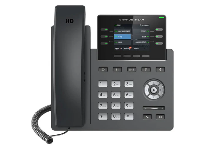 Grandstream GRP2613 6 Line IP Phone 3 SIP Accounts Colour Screen - Image 2