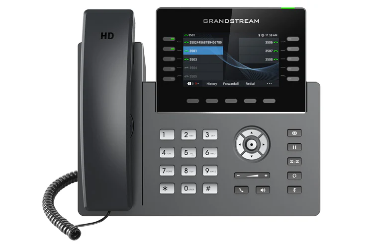 Grandstream GRP2615 10 Line IP Phone 16 SIP Account Colour Screen WiFi - Image 2