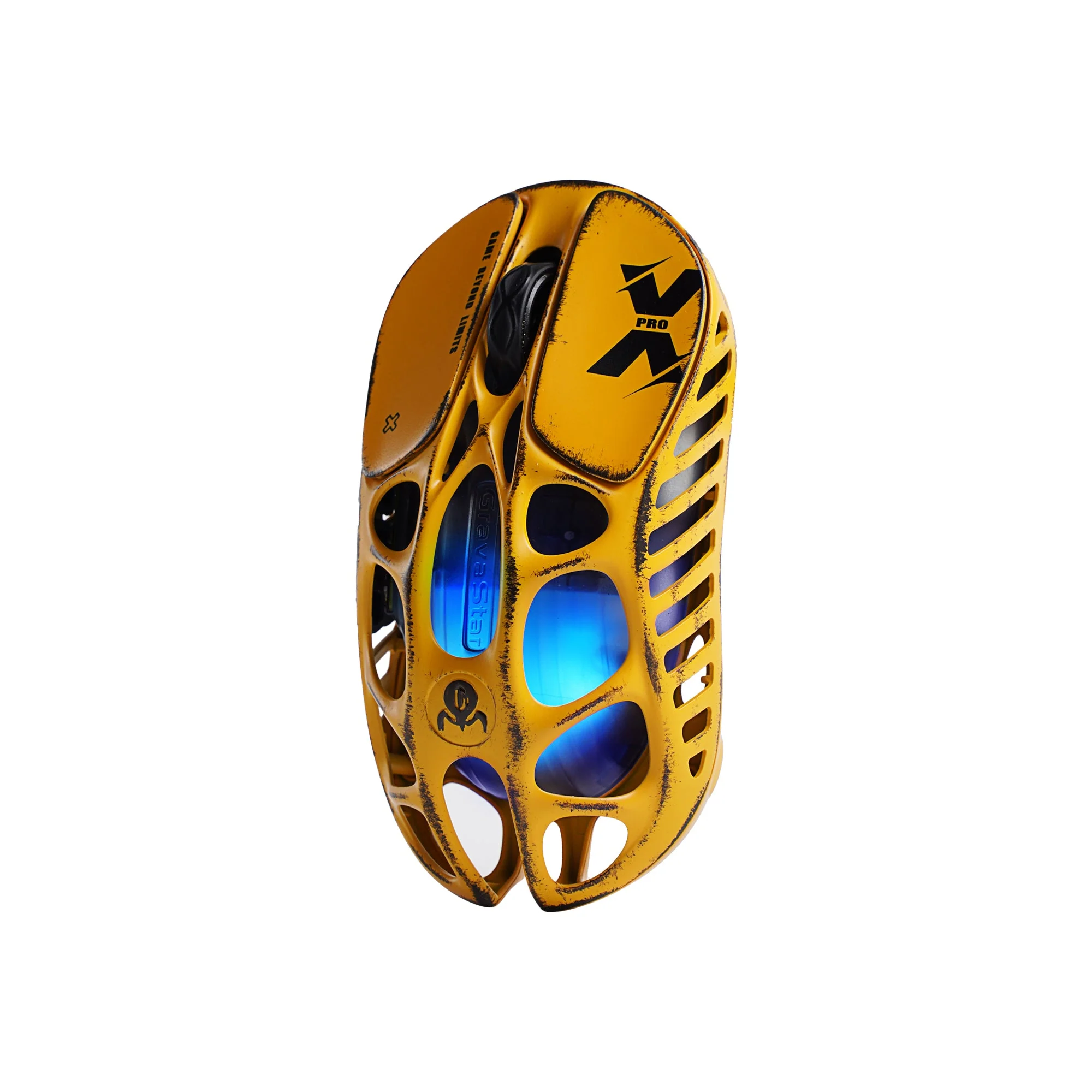 GravaStar Mercury X Pro Wireless Gaming Mouse (Battle-Worn Yellow) - Image 2