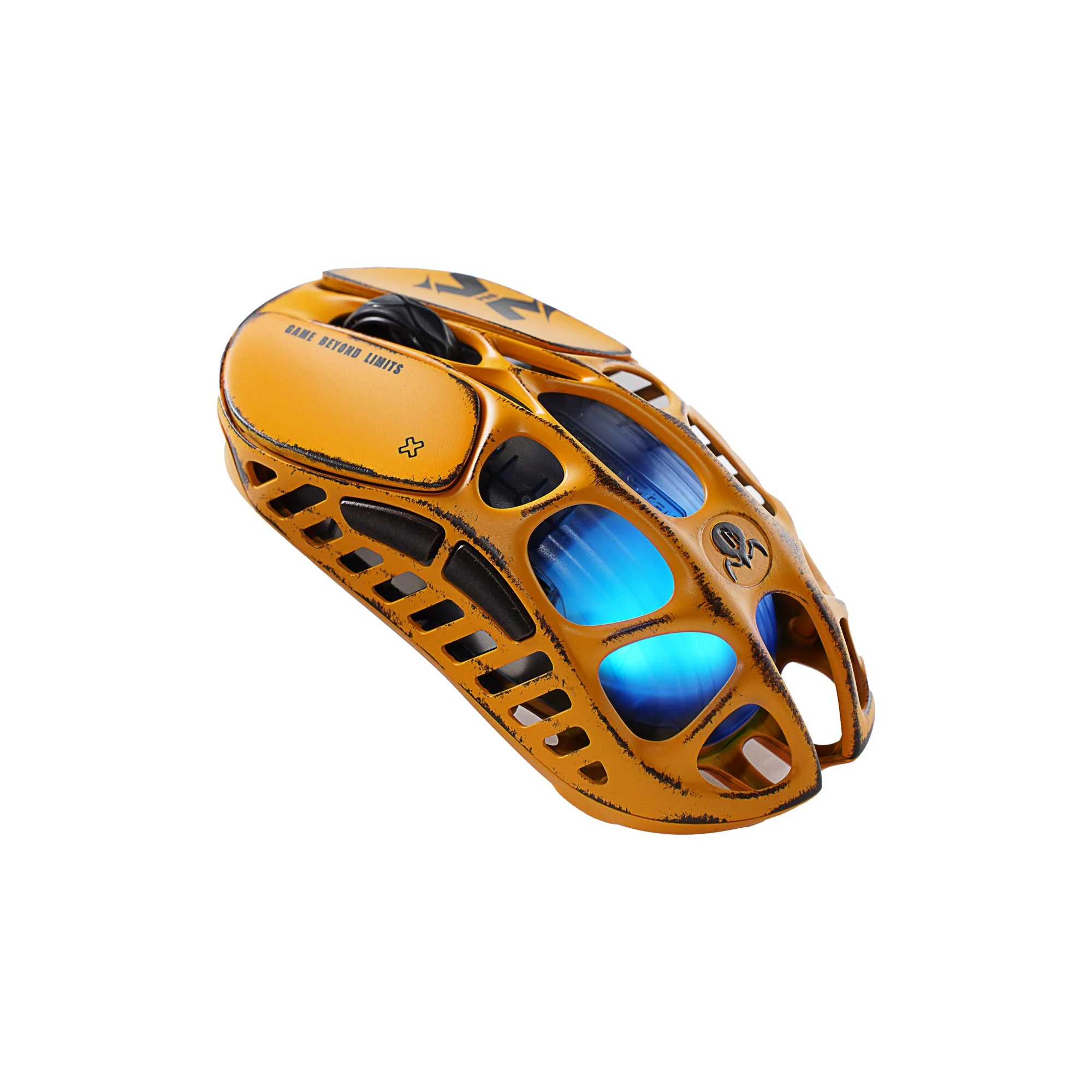 GravaStar Mercury X Pro Wireless Gaming Mouse (Battle-Worn Yellow) - Image 3