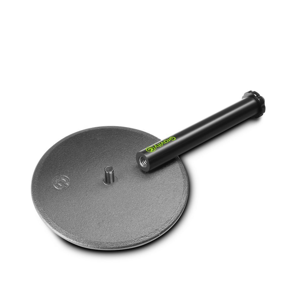 Gravity MST01B Tabletop 130mm Microphone Steel Base Stand/Mount Holder Black - Image 2