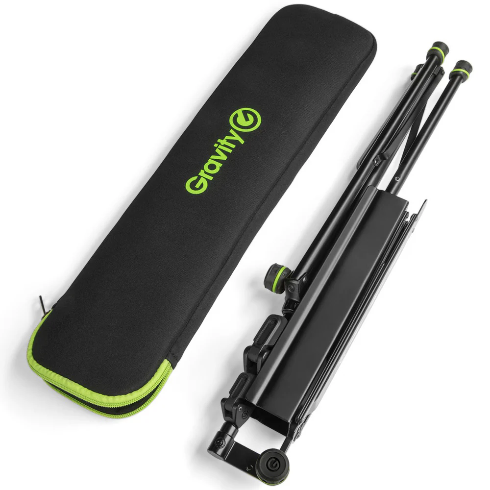 Gravity NS441 Folding 138.5cm Music Stand with Carry Bag Black - Image 3