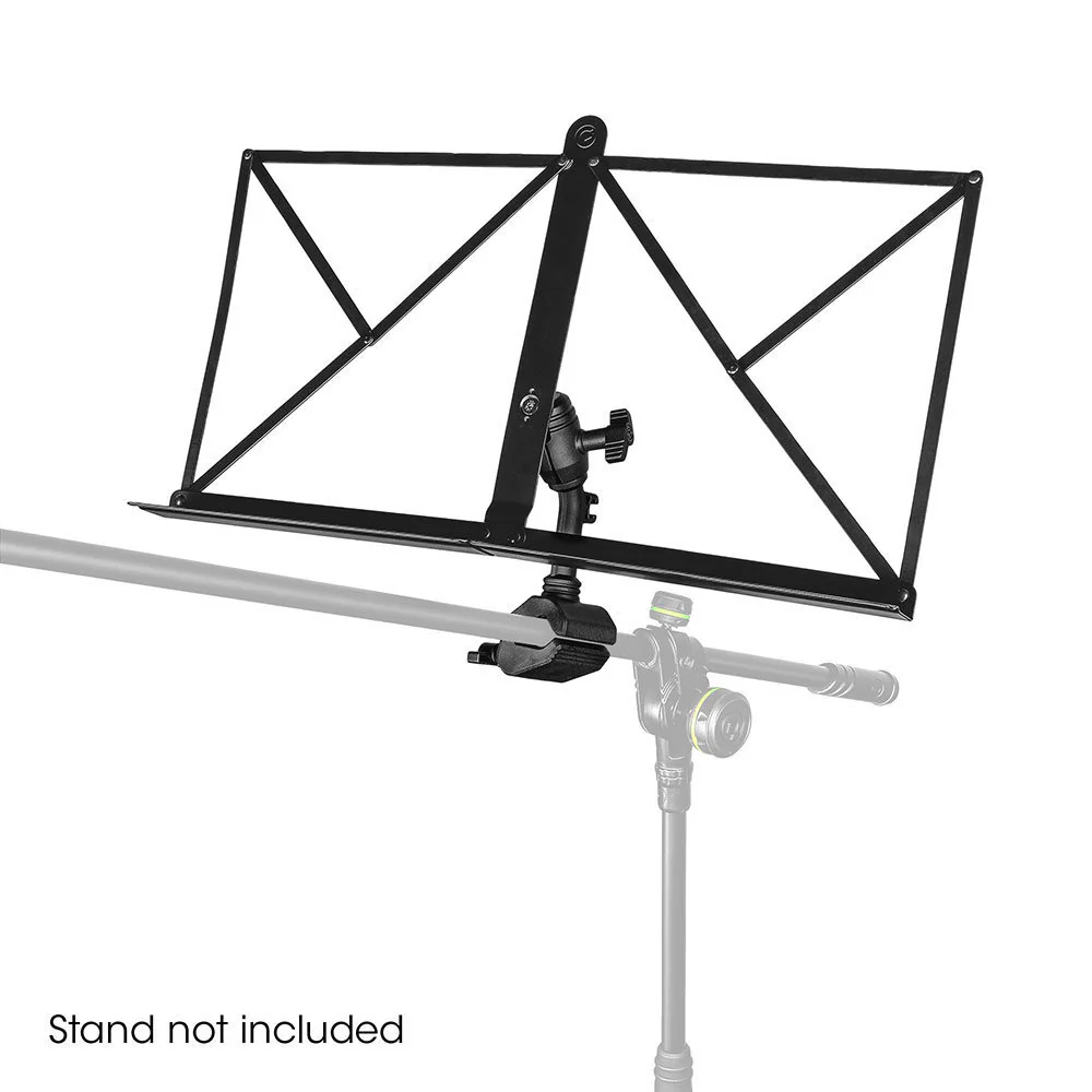 Gravity NSMS03 Foldable 46.5cm Traveler Music Sheet Holder Black - Image 4