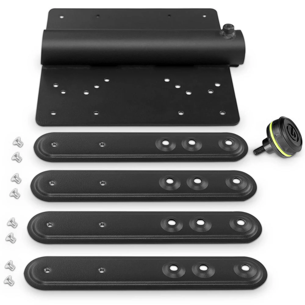 Gravity SAVESA LCD TV Monitor Mount Bracket Holder Storage For 35mm Pole Black - Image 4