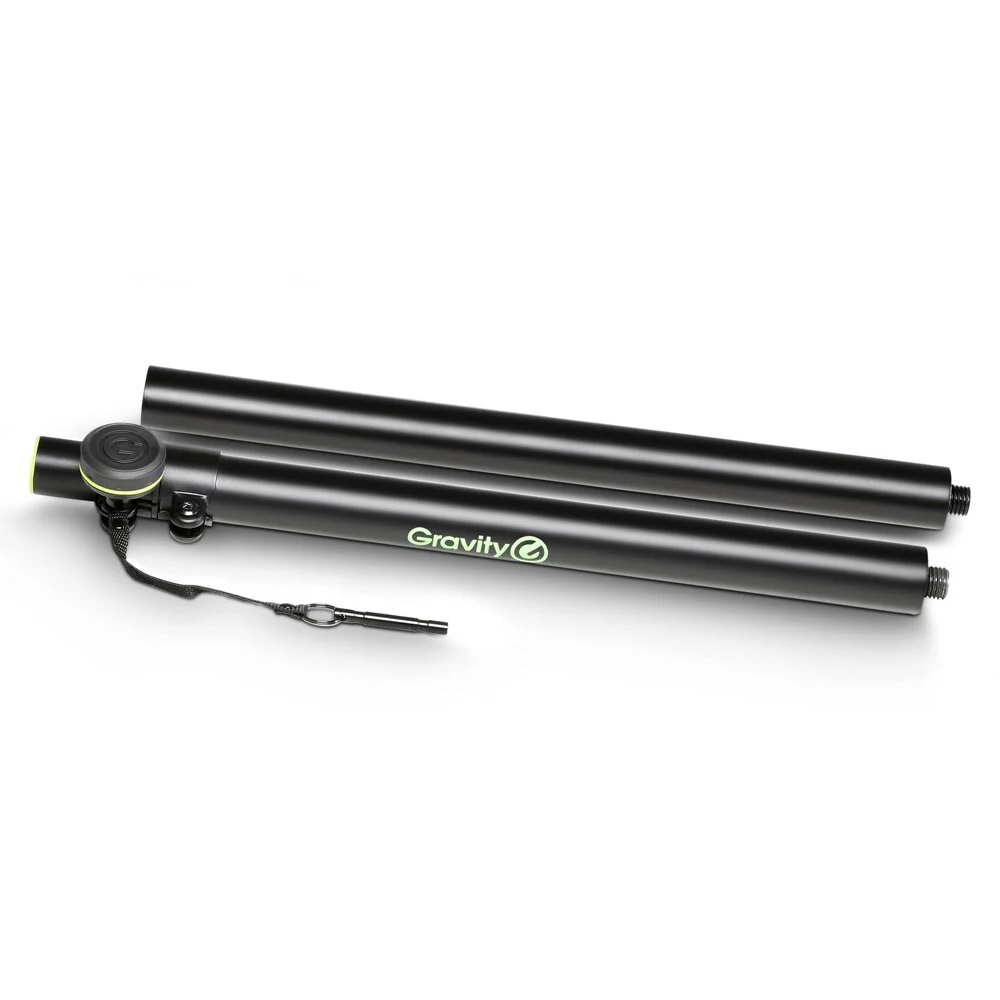 Gravity SP2332TPB Two Part Steel Pole/Stand 35mm to M20 1400mm For Speaker Black - Image 3