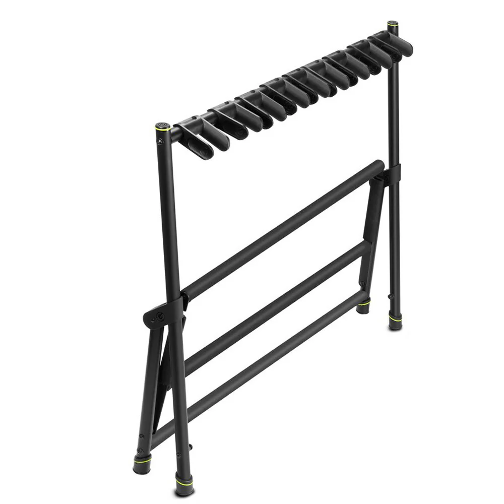 Gravity VARIG9 Multiple 9-Rack Stand Storage For Acoustic/Bass Guitar Black - Image 2