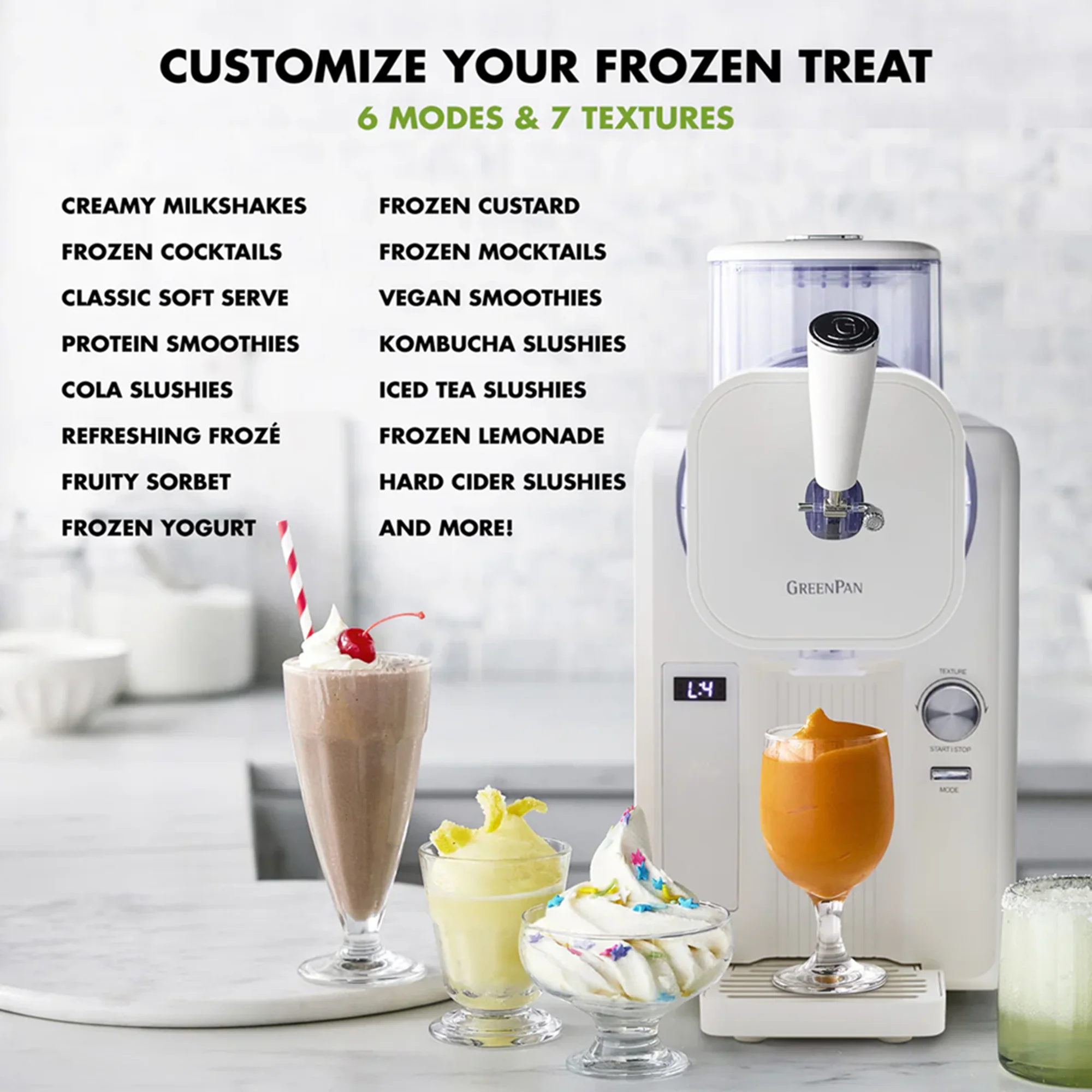 Greenpan Frost Ultimate Slushie And Ice Cream Maker 1.9L - Image 2