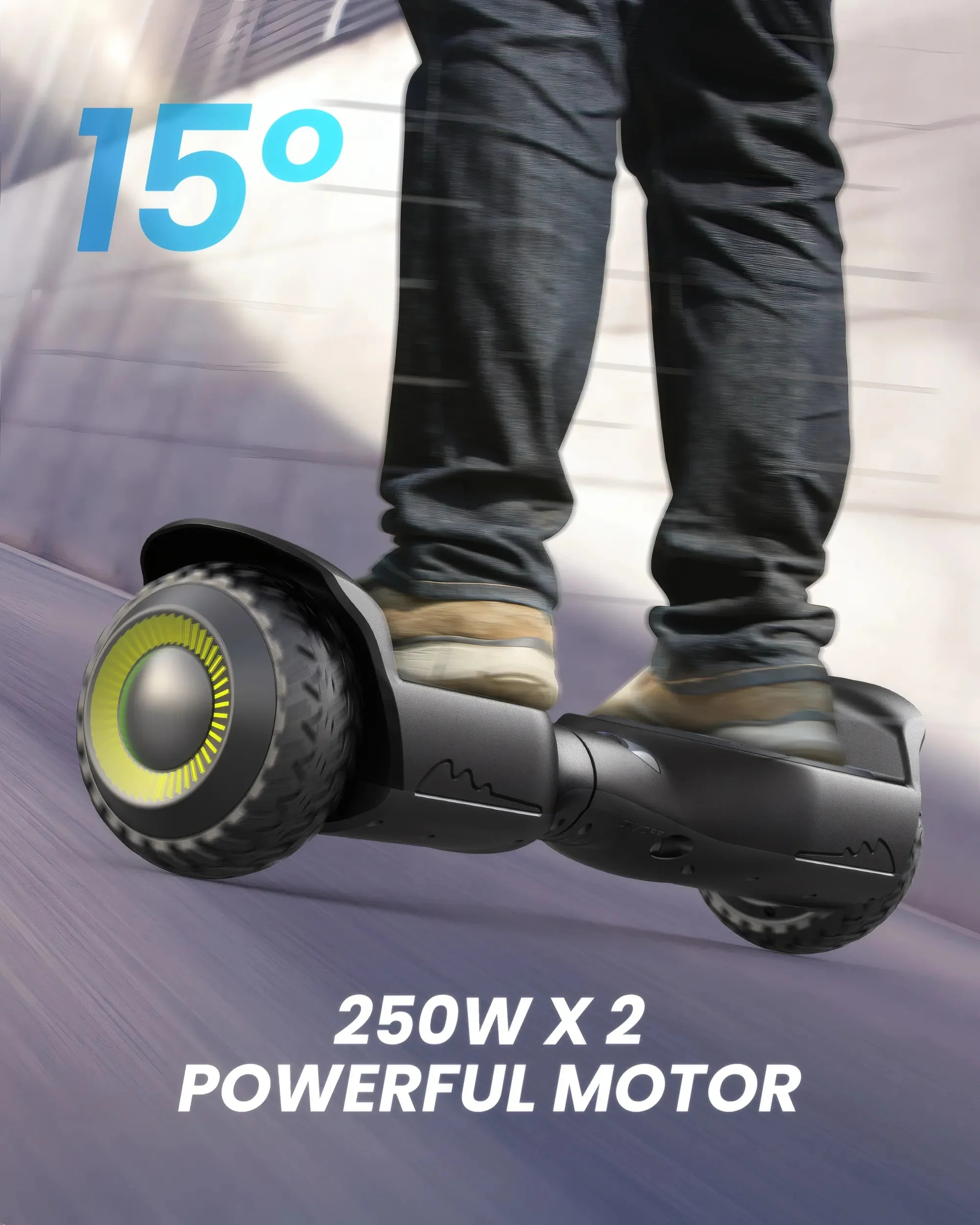 GYROOR G13 Off Road Hoverboard (Blue) - Image 2