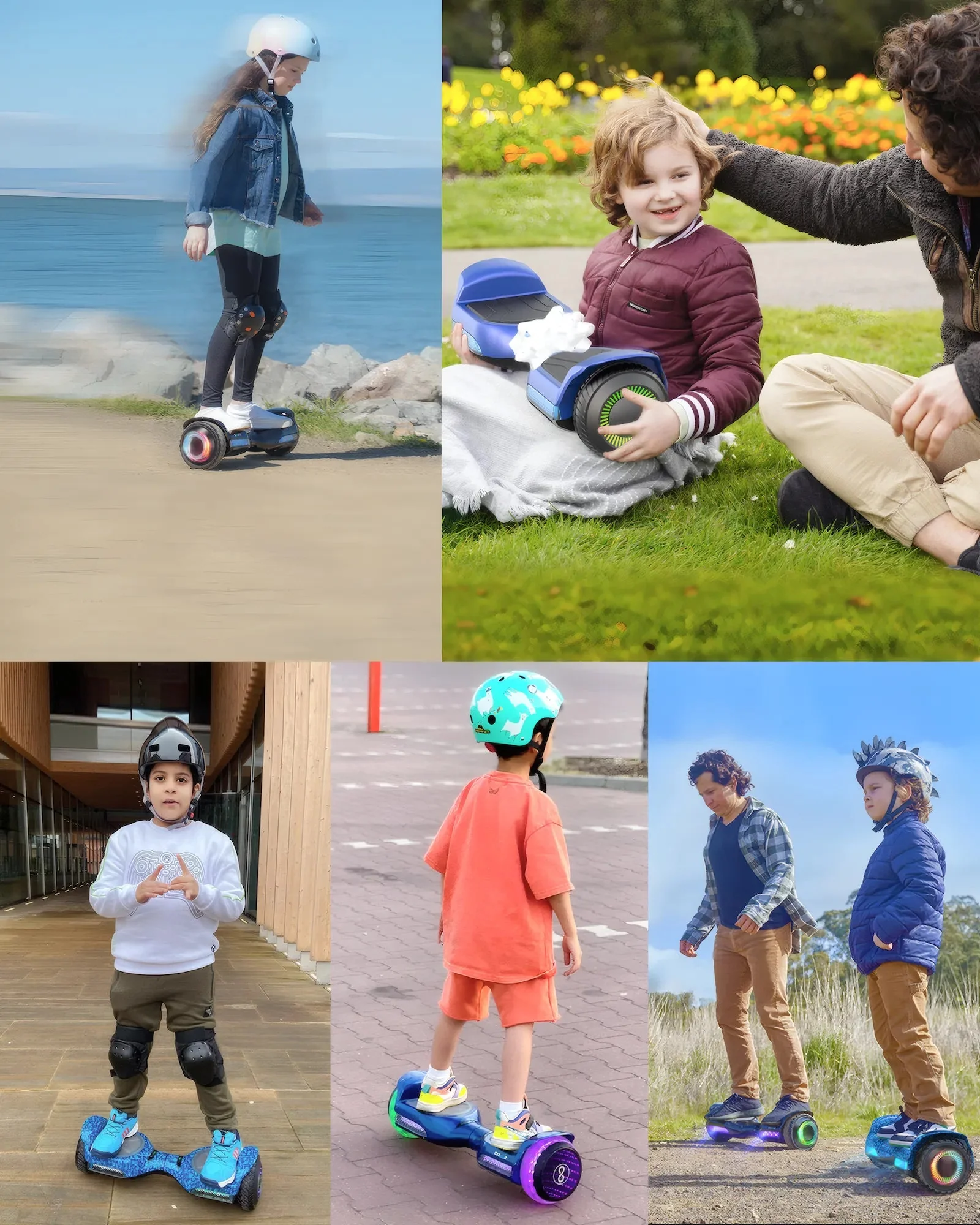 GYROOR G13 Off Road Hoverboard (Blue) - Image 6