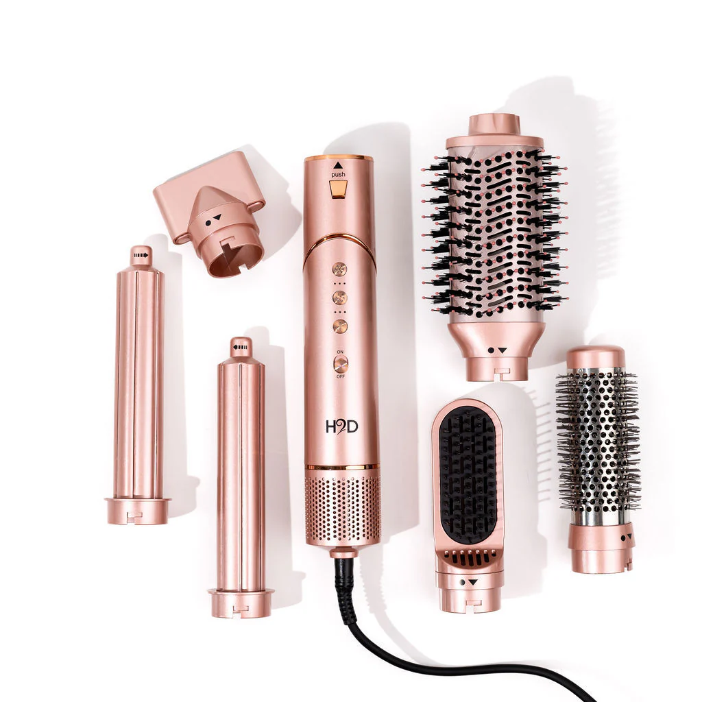 H2D 6-in-1 Ultra Styler Hair Styling Tool in Rose Gold - Image 2