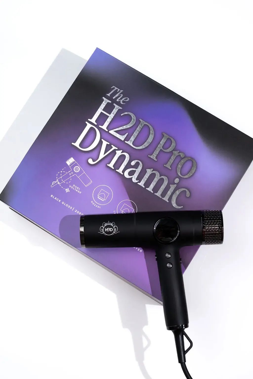 H2D Pro Dynamic Hair Dryer in Black - Image 5