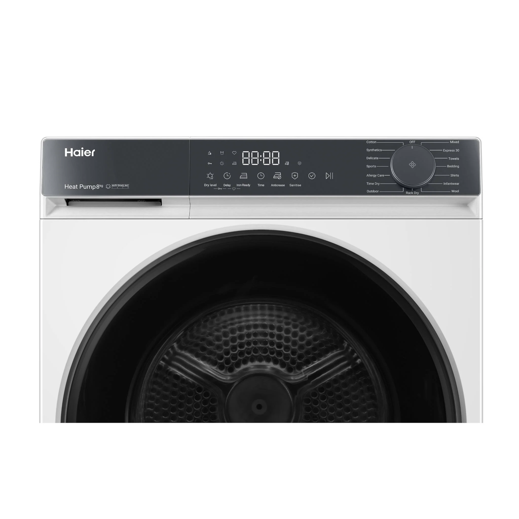 Haier HDHPS80KW1 300 Series 8kg Heat Pump Dryer (White) - Image 2