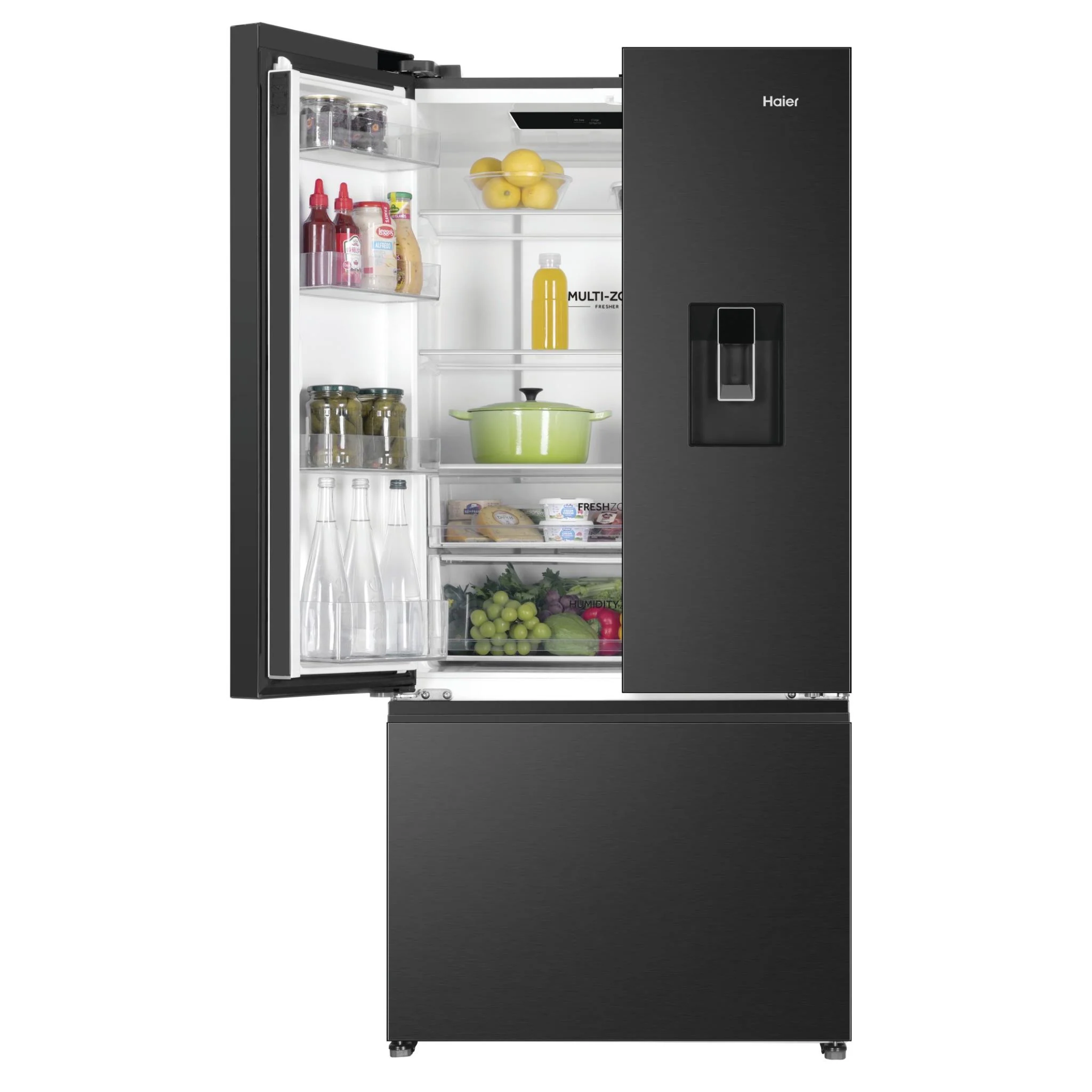Haier HRF510FHC 600 Series 509L French Door Refrigerator (Black) - Image 4