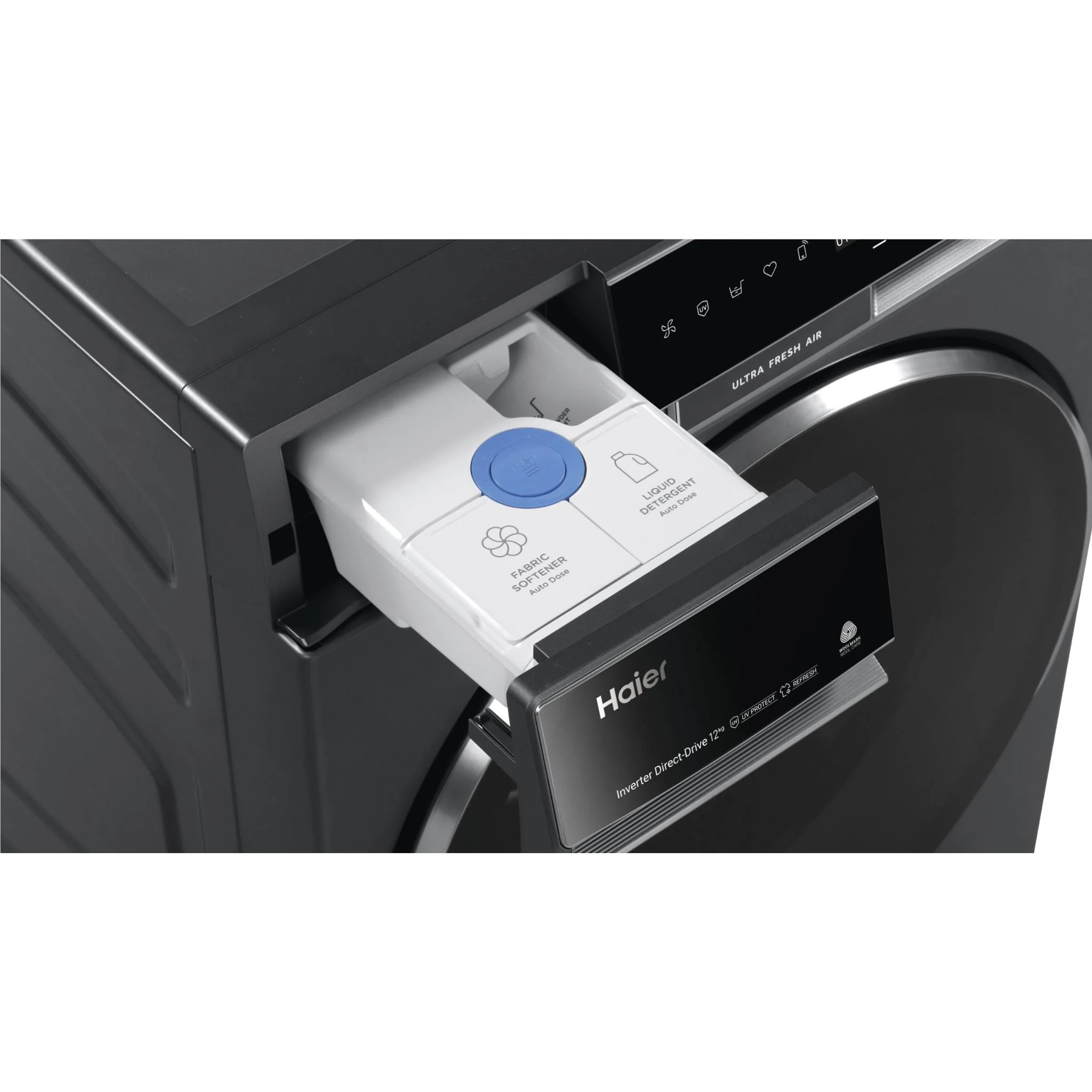 Haier HWF12PXB1 600 Series 12kg Front Load Washer (Dark) - Image 11