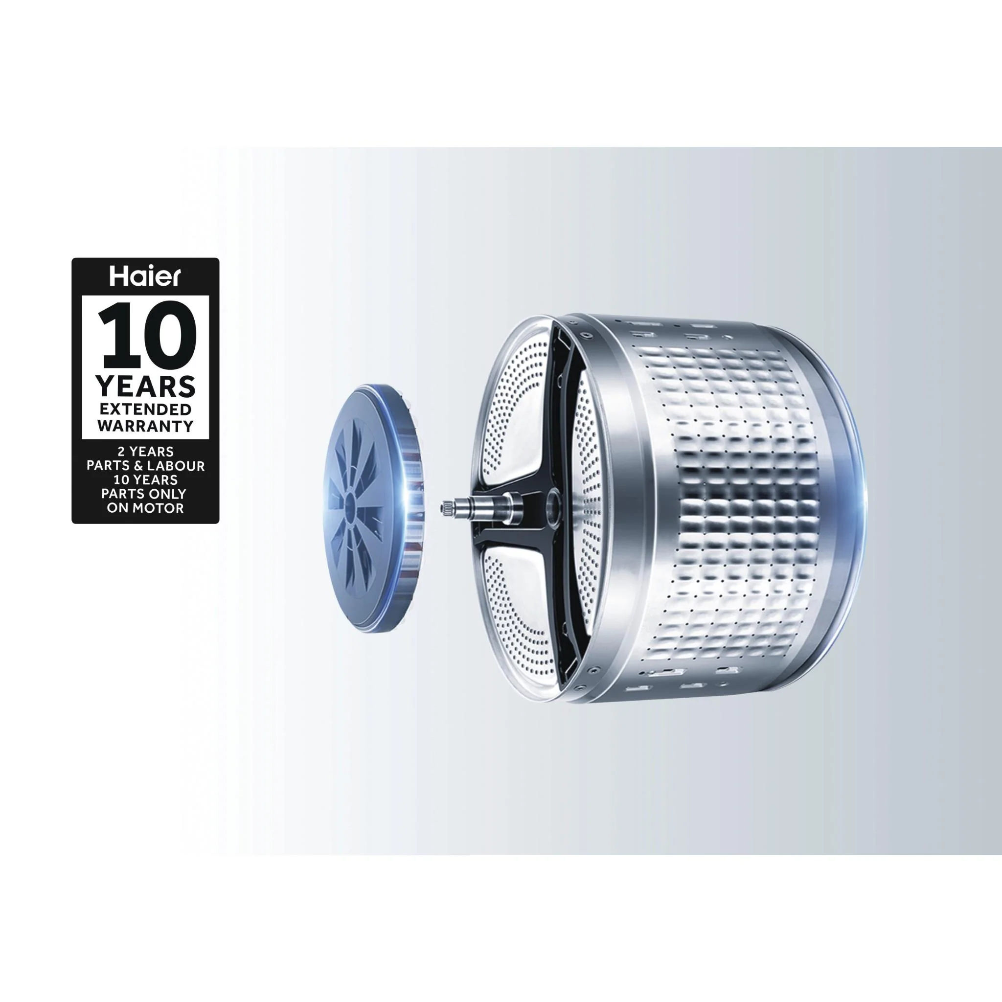 Haier HWF12PXB1 600 Series 12kg Front Load Washer (Dark) - Image 9
