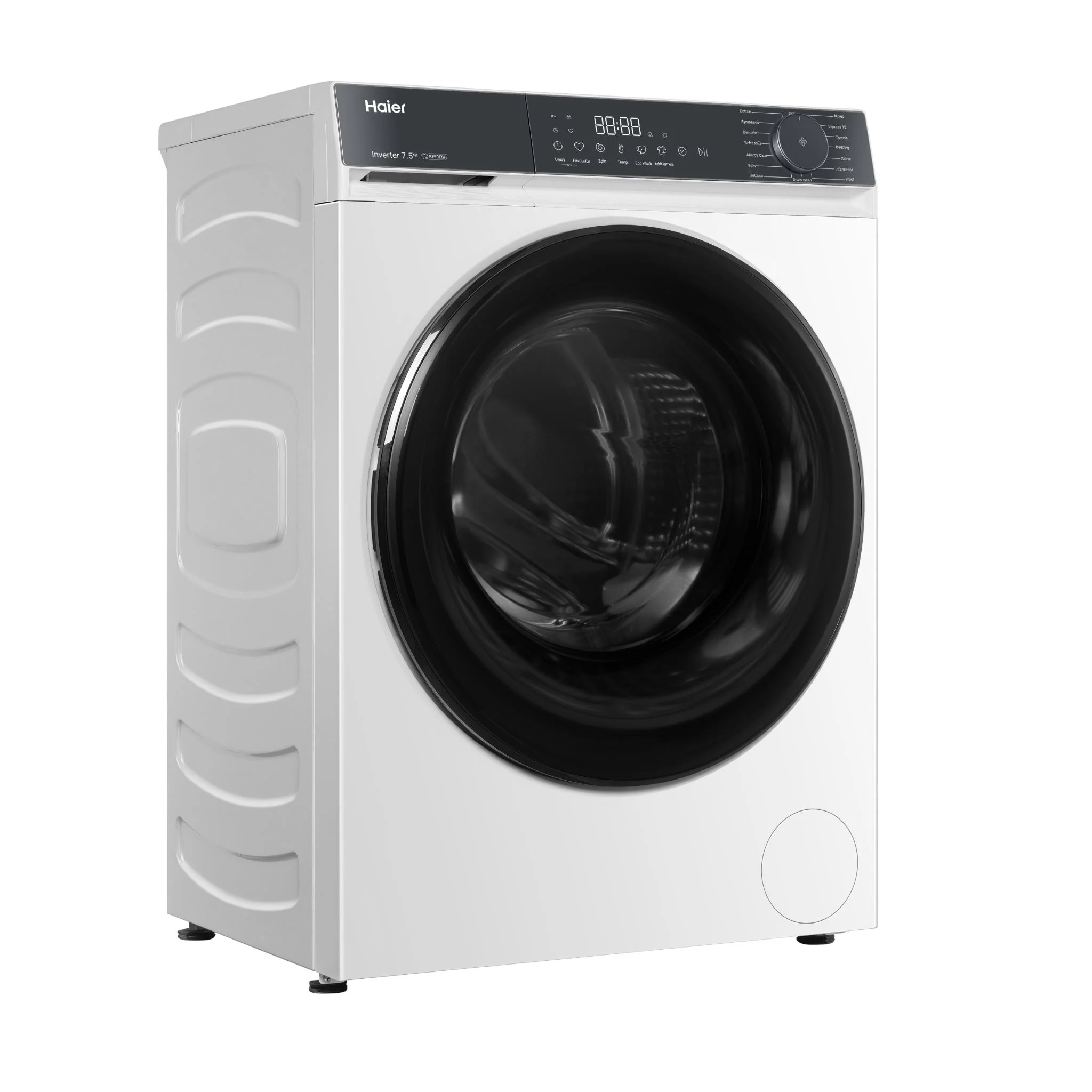 Haier HWF75KW1 300 Series 7.5kg Front Load Washer (White) - Image 2